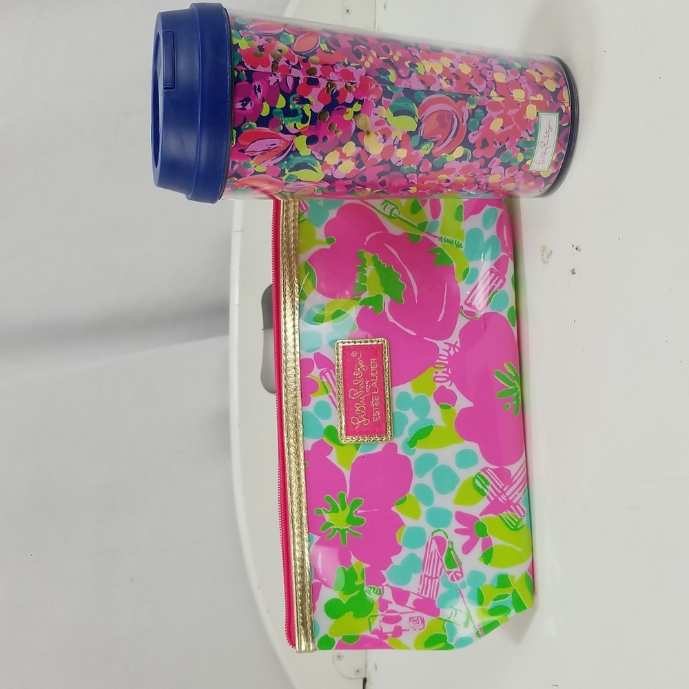 Lilly Pulitzer bag and cup combo